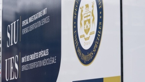 Ontario's police watchdog is investigating the death of a woman who passed out while officers were taking her to jail. The logo of the Ontario Special Investigations Unit is pictured in Toronto on Friday, April 12, 2024. THE CANADIAN PRESS/Arlyn McAdorey