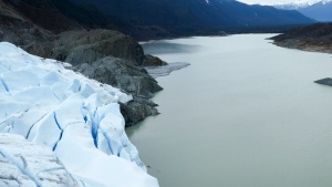 The face of Mendenhall Glacier in Juneau, Alaska. (Becky Bohrer/AP Photo)