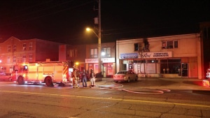 Business catches fire in Barrie