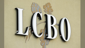 A free promotional tumbler handed out with Nütrl alcohol beverages sold at LCBO stores in April and May is being recalled by its manufacturer over safety concerns. LCBO signage is pictured in Ottawa, Tuesday, Sept. 13, 2022. THE CANADIAN PRESS/Sean Kilpatrick