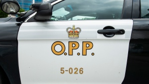 An Ontario Provincial Police cruiser is shown in Vaughan, Ont., on June 20, 2019. (THE CANADIAN PRESS/Andrew Lahodynskyj)
