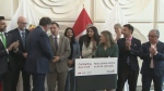 A news conference was held in Brampton on May 20 on combatting auto theft at the federal level. 