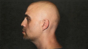Jeremy Skibicki is shown in this undated handout photo, taken by police while in custody, provided by the Court of King's Bench. THE CANADIAN PRESS/HO, Court of King's Bench *MANDATORY CREDIT*