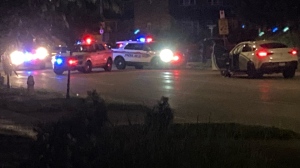 Police are on the scene of a fatal collision in Vaughan on Tuesday, May 21, 2024. (Submitted)