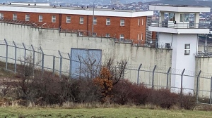 A view of he 300-cell prison in Gjilan, 50 kilometres south east of the capital Pristina, Kosovo where Denmark's would run the new 300-cell facility, on Friday, Dec. 17, 2021. (AP Photo / str)