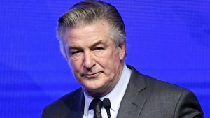 FILE - Alec Baldwin emcees the Robert F. Kennedy Human Rights Ripple of Hope Award Gala at New York Hilton Midtown on Dec. 9, 2021, in New York.  (Photo by Evan Agostini/Invision/AP, File)