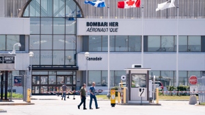 A Quebec judge is authorizing a class action against Bombardier Inc. over claims that the plane maker presented a false picture of its financial situation in 2018. A Bombardier plant is seen in Montreal on Friday, June 5, 2020.THE CANADIAN PRESS/Paul Chiasson
