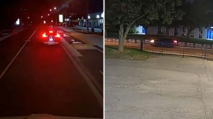 Video shows suspect vehicle at Jewish school