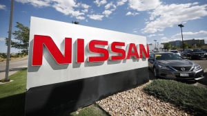 Nissan Canada has issued a do not drive warning for 48,000 vehicles in the latest effort to expand its campaign about defective airbags. A Nissan dealership in Highlands Ranch, Colo. is shown on Aug. 15, 2019. THE CANADIAN PRESS/AP/David Zalubowski