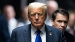 Former U.S. President Donald Trump leaves the courthouse after a jury found him guilty of all 34 felony counts in his criminal trial at Manhattan Criminal Court, Thursday, May 30, 2024, in New York. (Justin Lane/Pool Photo via AP) 