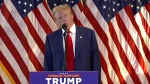 Trump speaks to the media after conviction