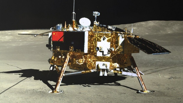 China announced it successfully landed a spacecraft on the moon for the purpose of collecting rocks on June 1, 2024. (China National Space Administration)