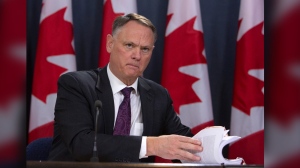 David McGuinty, chair of the National Security and Intelligence Committee of Parlmentarians, holds a news conference, in Ottawa, Thursday, March 12, 2020. THE CANADIAN PRESS/Fred Chartrand