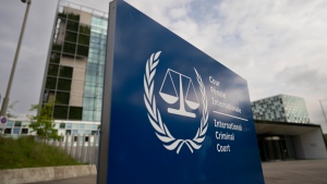 Exterior view of the International Criminal Court, or ICC, in The Hague, Netherlands, Tuesday, April 30, 2024. (Peter Dejong / AP Photo, File)