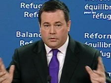 Immigration Minister Jason Kenney speaks during a press conference in Ottawa, Tuesday, March 30, 2010.