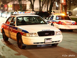 Toronto Police cruisers are seen in this file photo. (CP24/Maurice Cacho)