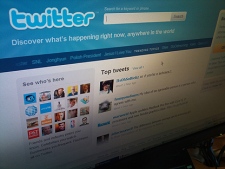 The Twitter homepage appears in this file photo. (CP24/Maurice Cacho)