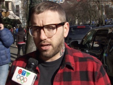 Dallas Green, vocalist and guitarist for the Canadian band Alexisonfire is pictured in this file photo. Alexisonfire was unable to attend the Juno Fan Fare on Saturday. 