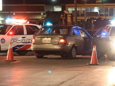 The SIU is investigating after a man was shot and killed near Toronto's waterfront early Monday morning. (CP24/Tom Stefanac)