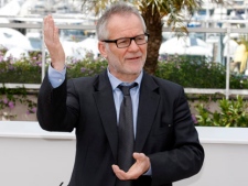 Cannes Film Festival artistic director Thierry Fremaux poses during a photo call for Moonrise Kingdom at the 65th international film festival in Cannes, France, Wednesday, May 16, 2012. (AP Photo/Lionel Cironneau)