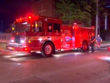 Police are investigating a suspicious fire at a church in Toronto's east end.