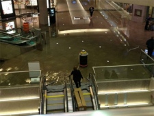 This photo is of a flood at the PATH level of the RBC Plaza building in downtown Toronto on June 1, 2012. (Twitter)