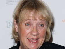 In this Sept. 19, 2008 file photo, Kathryn Joosten arrives at the 2008 Primetime Emmy Awards Nominees for Outstanding Performance reception in Los Angeles. Joosten, the veteran character actress who played crotchety Karen McCluskey on ABC's "Desperate Housewives," died Saturday, June 2, 2012. She was 72. (AP Photo/Matt Sayles, File)