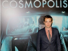 Actor Robert Pattinson arrives for the screening of Cosmopolis in Paris,  Wednesday, May 30, 2012.(AP Photo/Jacques Brinon)