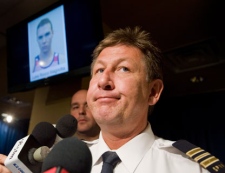 Denis Mainville, of the Montreal police major crimes unit, speaks to reporters at a news conference in Montreal, Tuesday, June 5, 2012 about the arrest of Luka Rocco Magnotta, who is the main suspect in the killing of Chinese student Jun Lin. THE CANADIAN PRESS/Graham Hughes