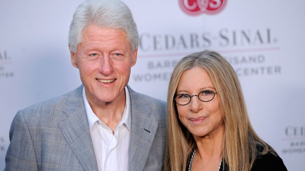 Streisand teams up with Clinton