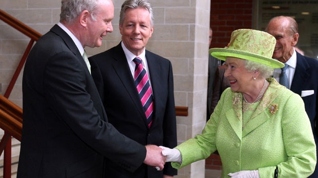 Queen, IRA, handshake