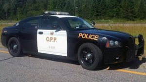 An Ontario Provincial Police cruiser is pictured. (CP24/Cam Woolley)
