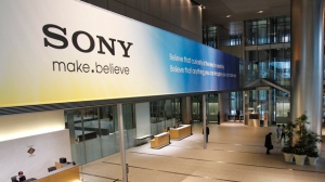 The main lobby of the headquarters of Sony Corp. in Tokyo is pictured. (AP Photo/Koji Sasahara, File)