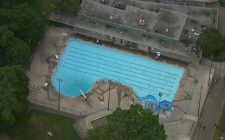 Aerial Monarch Park Outdoor Pool 