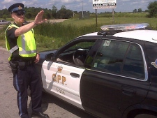 An OPP officer appears in this file photo. (CP24/Cam Woolley)