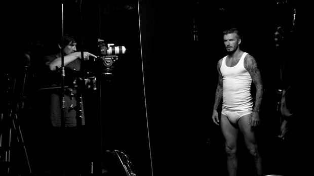 David Beckham in underwear