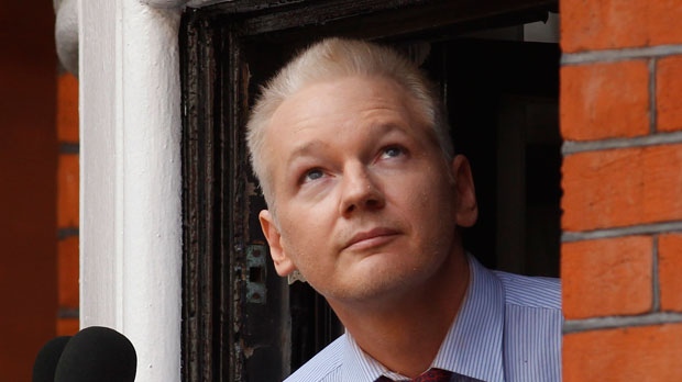 Assange at embassy