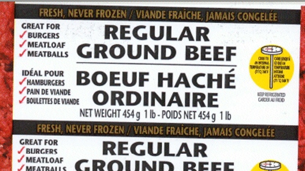 Ground beef recall