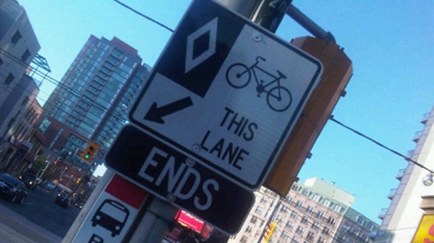 Jarvis Street bike lanes