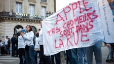 iPhone protest