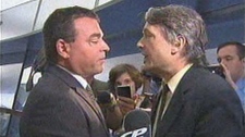 Gord Perks and Giorgio Mammoliti confrontation