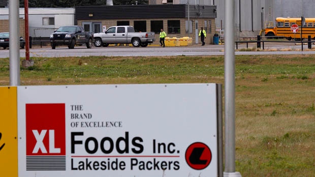 XL Foods plant in Brooks, Alta.