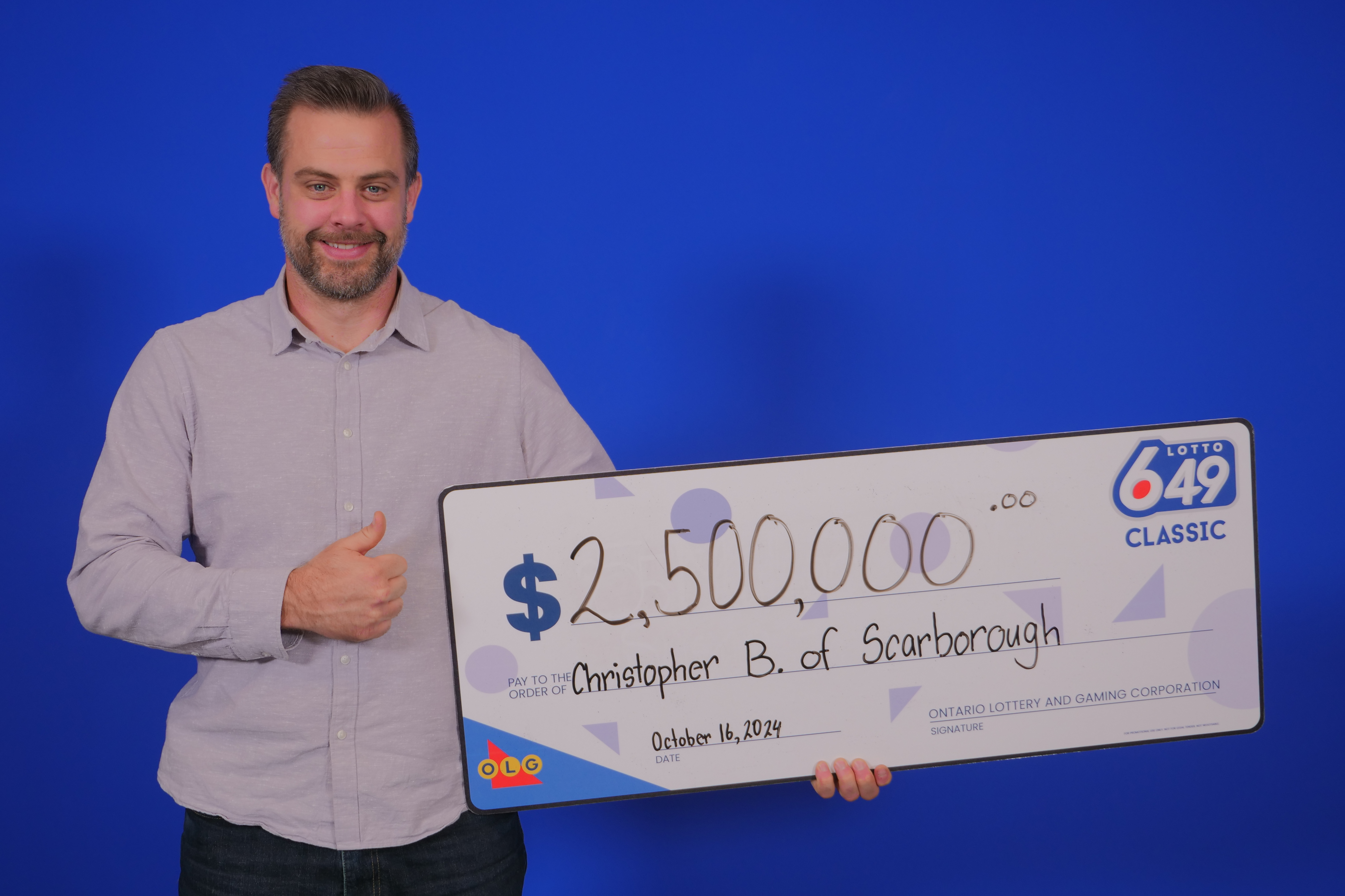 Lotto 6 49 jackpot Toronto man wins 2.5 million