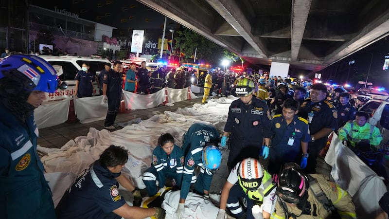 Fire breaks out at a pub in Bangkok, killing at least 27 people, officials say