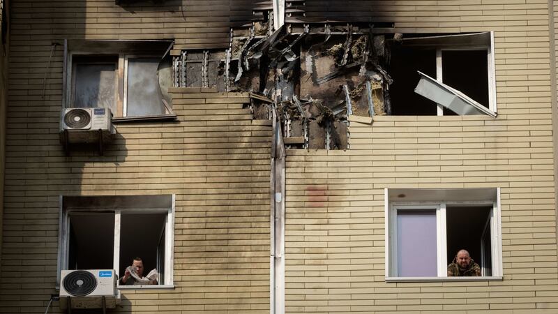 A Russian drone attack kills 7 in Ukraine ahead of ceasefire talks