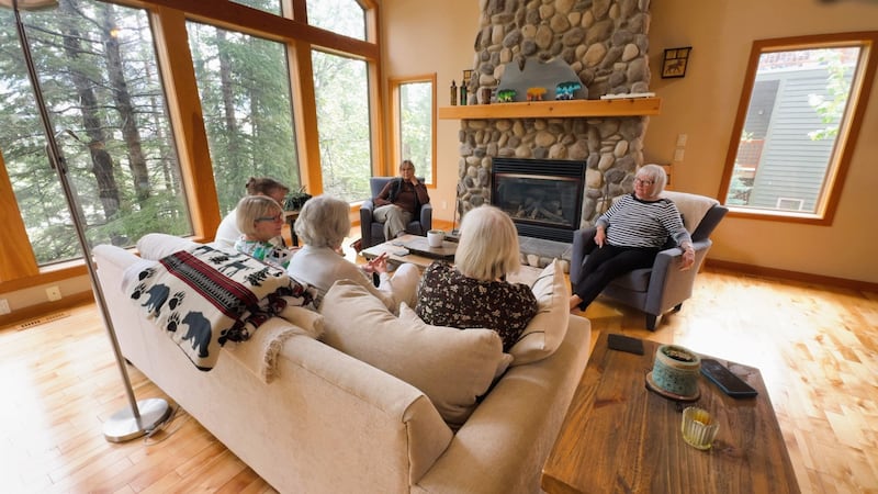 Women born on June 12, 1951, gather in Canmore, Alta. in June 2026.