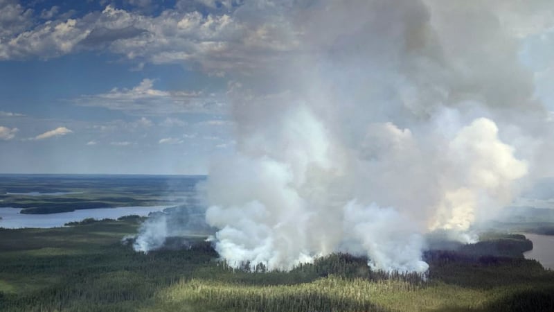Ontario wildfires force evacuations in northwestern communities