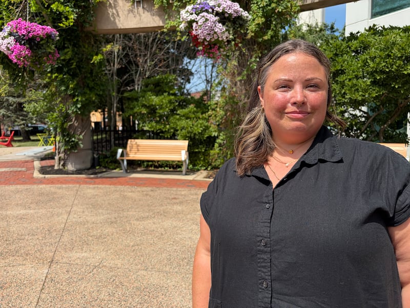 Councillor Kate Doyle is pictured at Moncton City Hall on July 21, 2026. (Derek Haggett/CTV Atlantic)