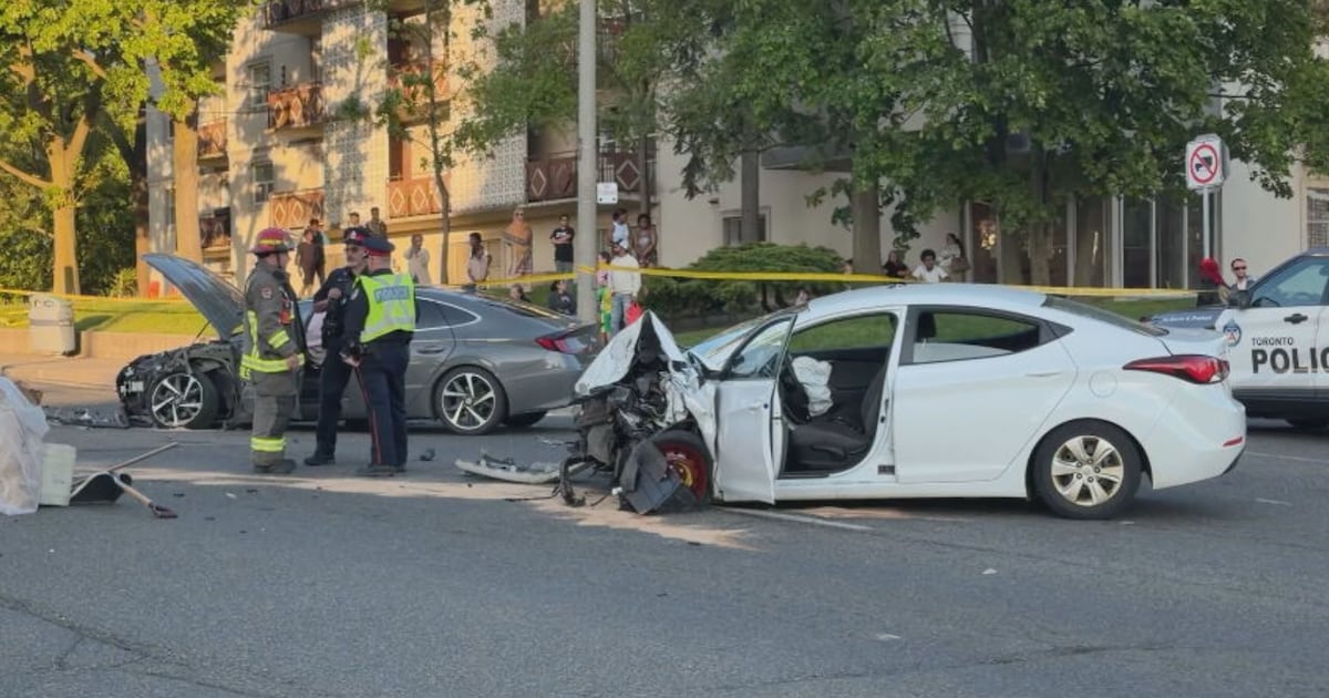 Several Injured in North York Two-Vehicle Crash Several Injured in North York Two-Vehicle Crash