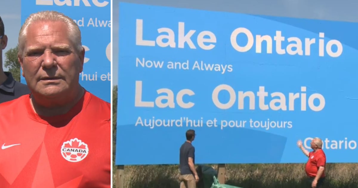 Maple Express | Aug 29, 2026 Ford unveils new Lake Ontario sign after Trump renaming